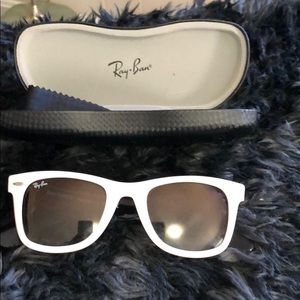 Ray Ban White Wayfarer!